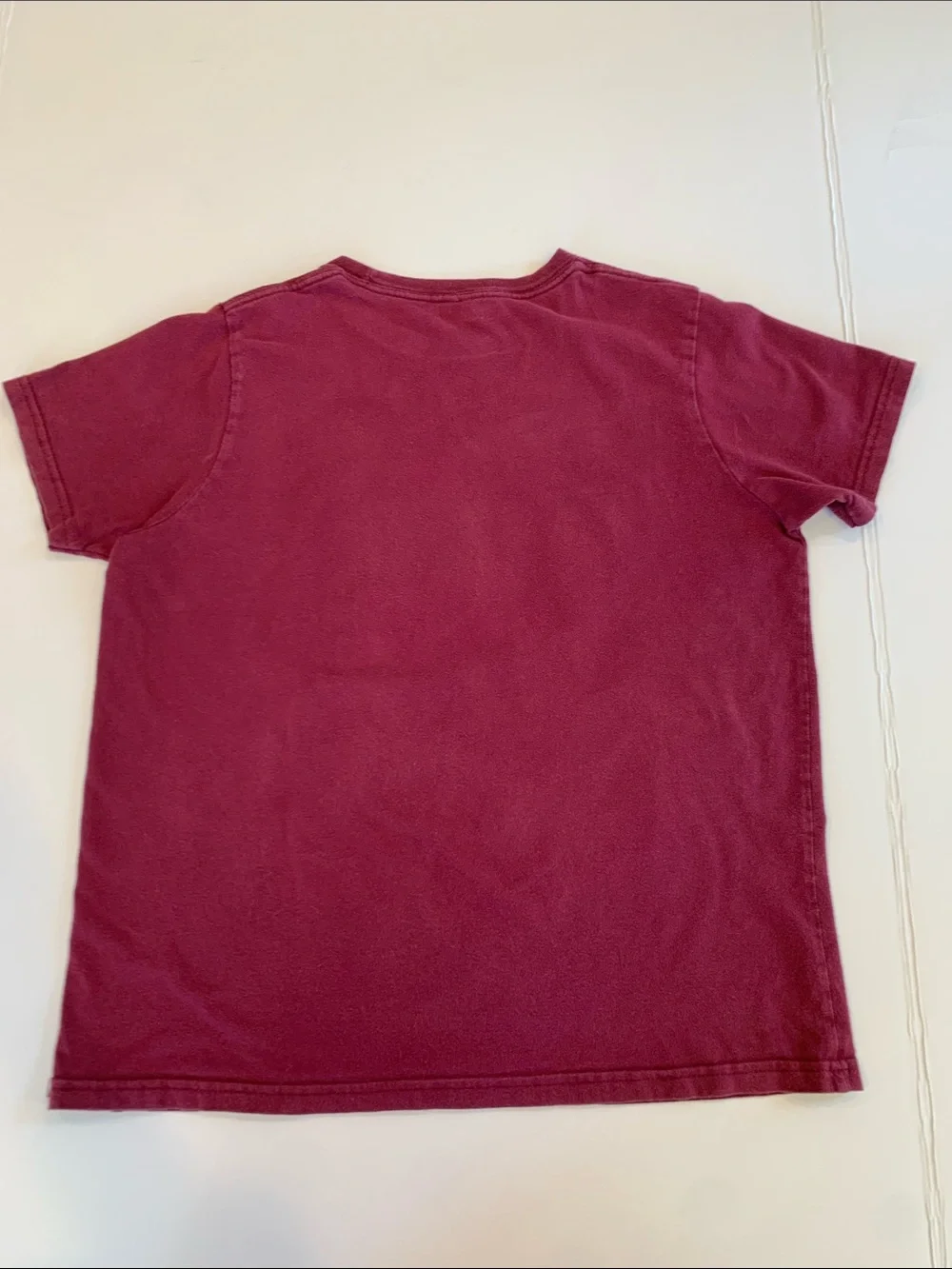 Unisex Kids Girls Boys Large Seacoast Lacrosse Maroon Short Sleeve T-Shirt